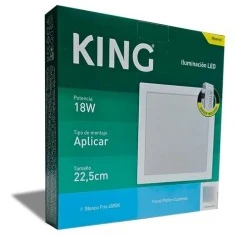 PANEL LED KING 18W MONTAR FRIO 6500 LM