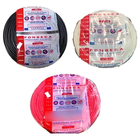 CABLE CU C-PVC 1X1 MM2 NEGRO FONSECA